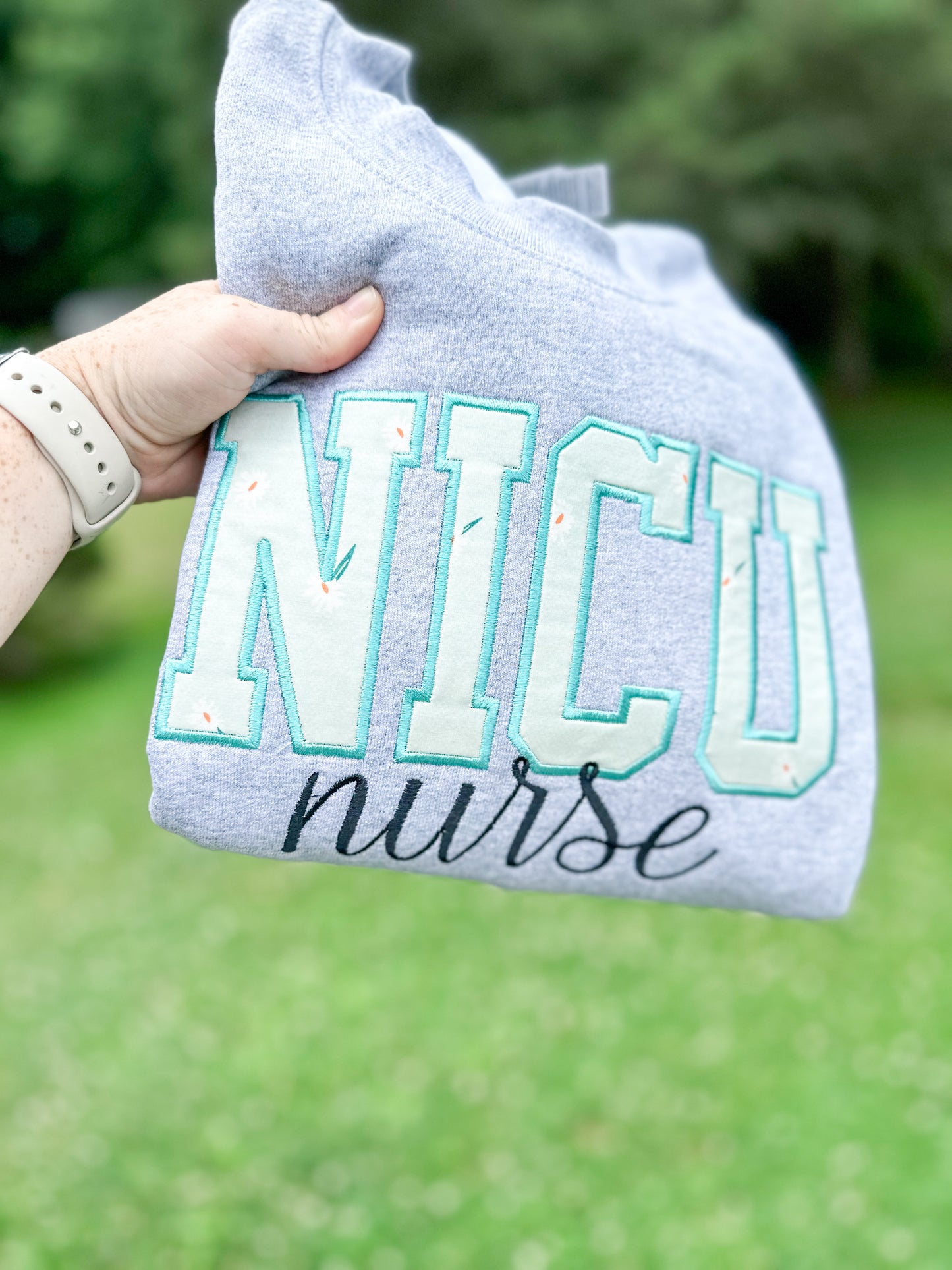 NiCU Nurse Satin Embroidery
