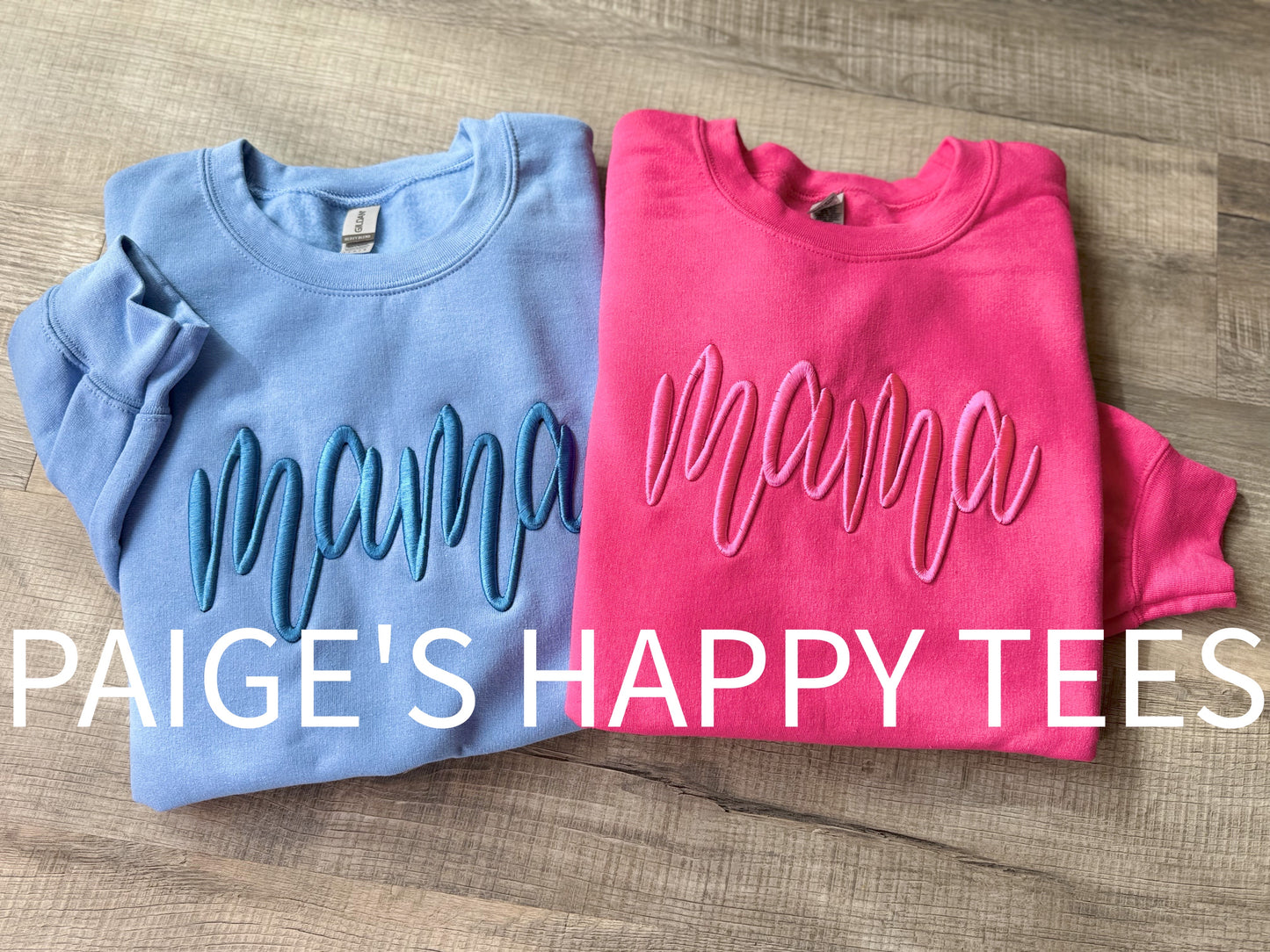3D mama embroidery Sweatshirts