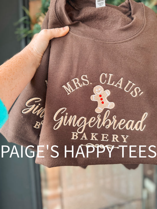 Mrs. Claus Gingerbread-Gold Thread