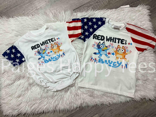 Red White and Bluey