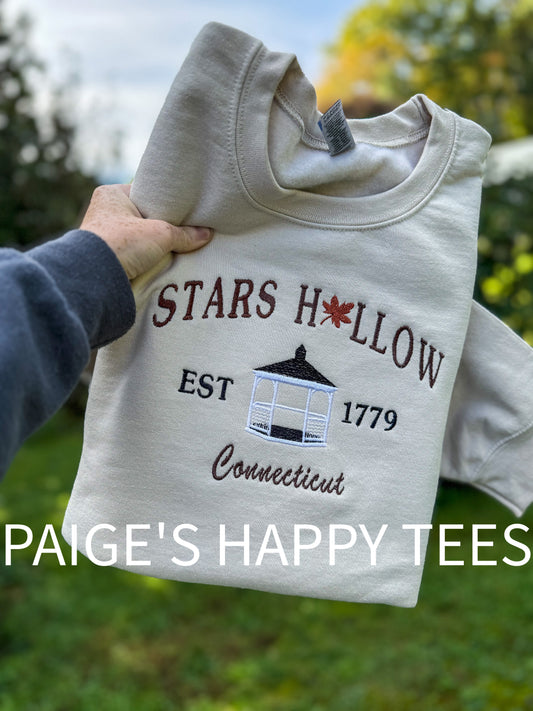 Stars Hollow Embroidered Sweatshirt