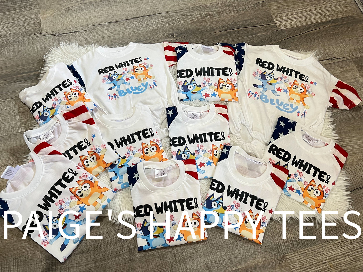 Red White and Bluey