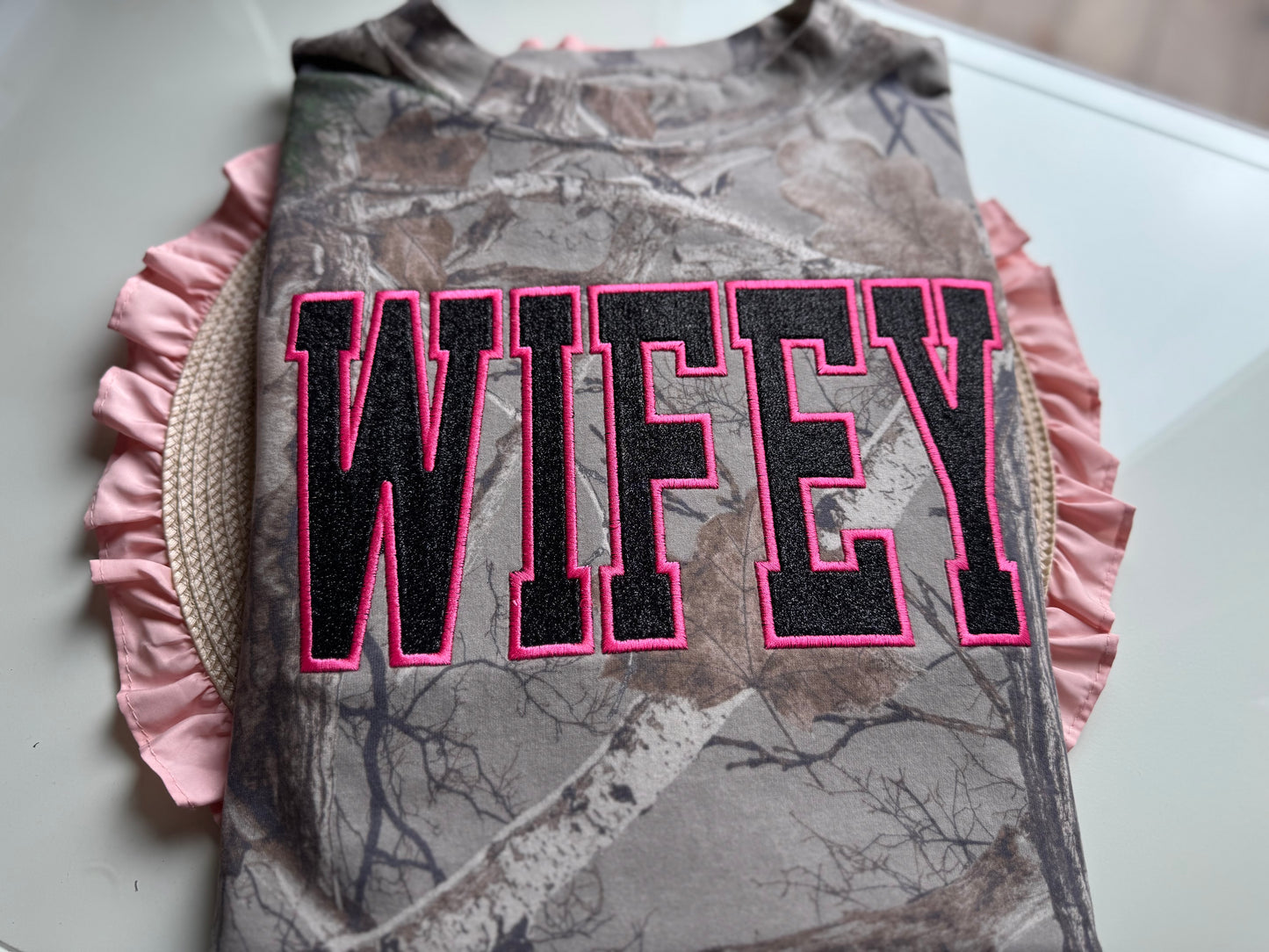 Wifey Camo Hoodie