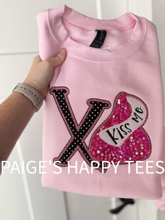 XO Embroidery Sweatshirt
