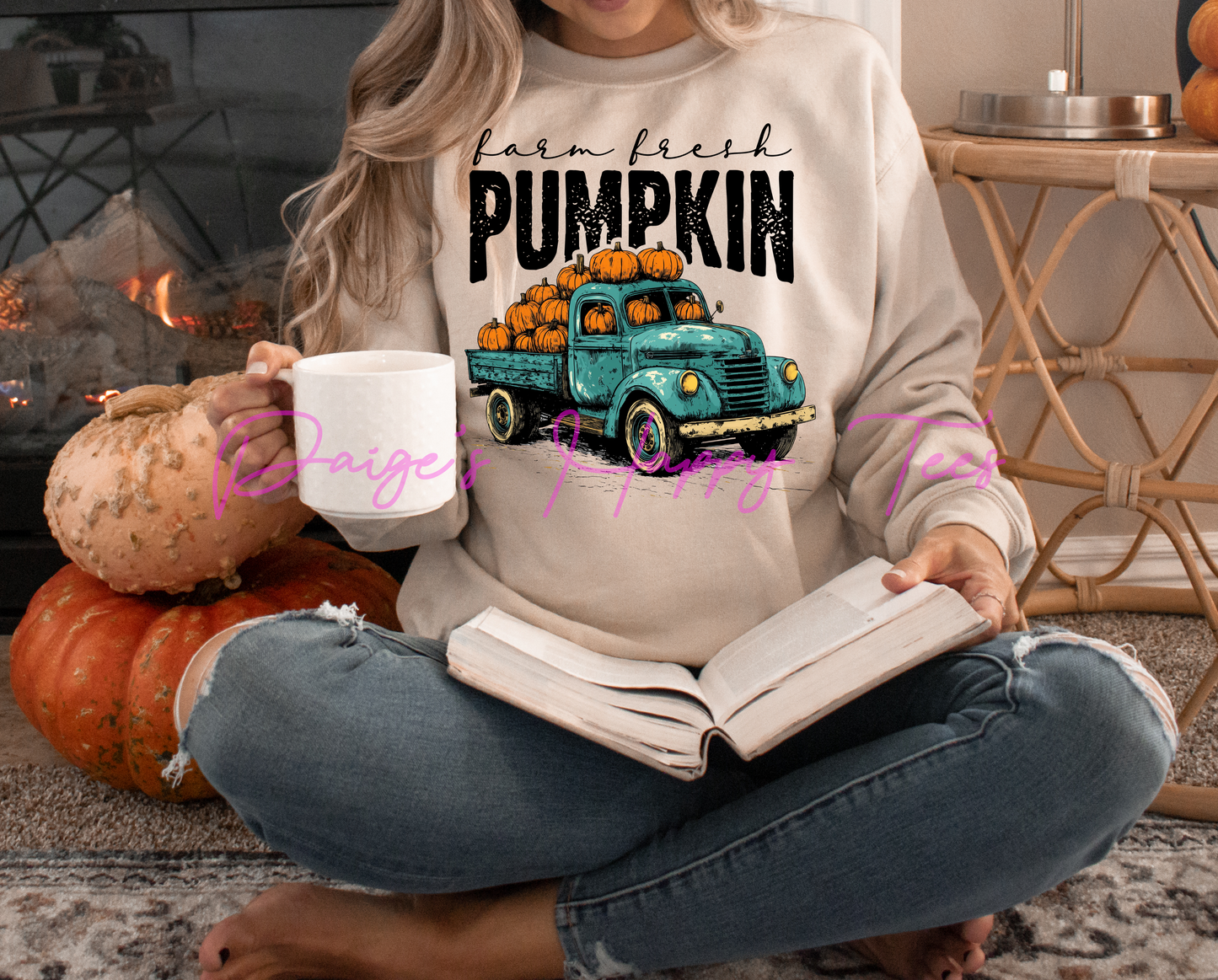 Farm Fresh Pumpkins Crewneck