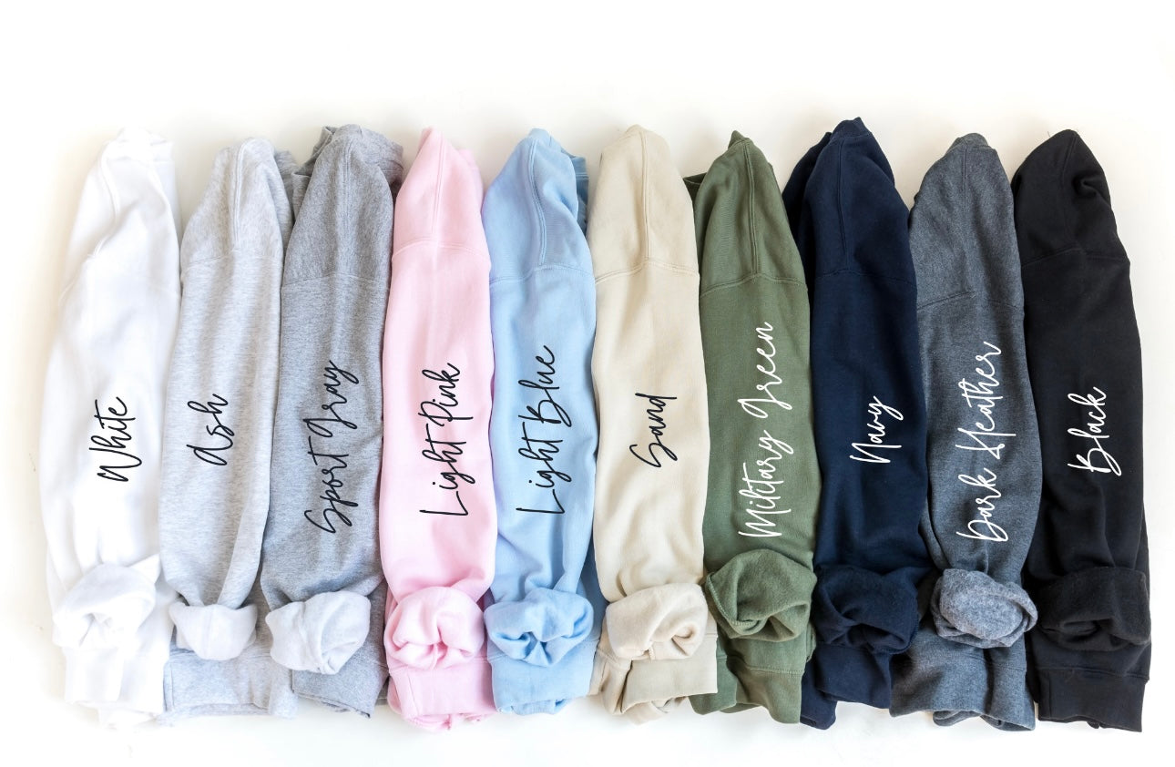 Nurse Life Glitter Embroidery Crewneck