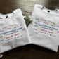 Teacher/Student Handwriting Crewneck Embroidery