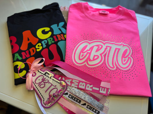CBTC Cursive with Rhinestones Tshirt