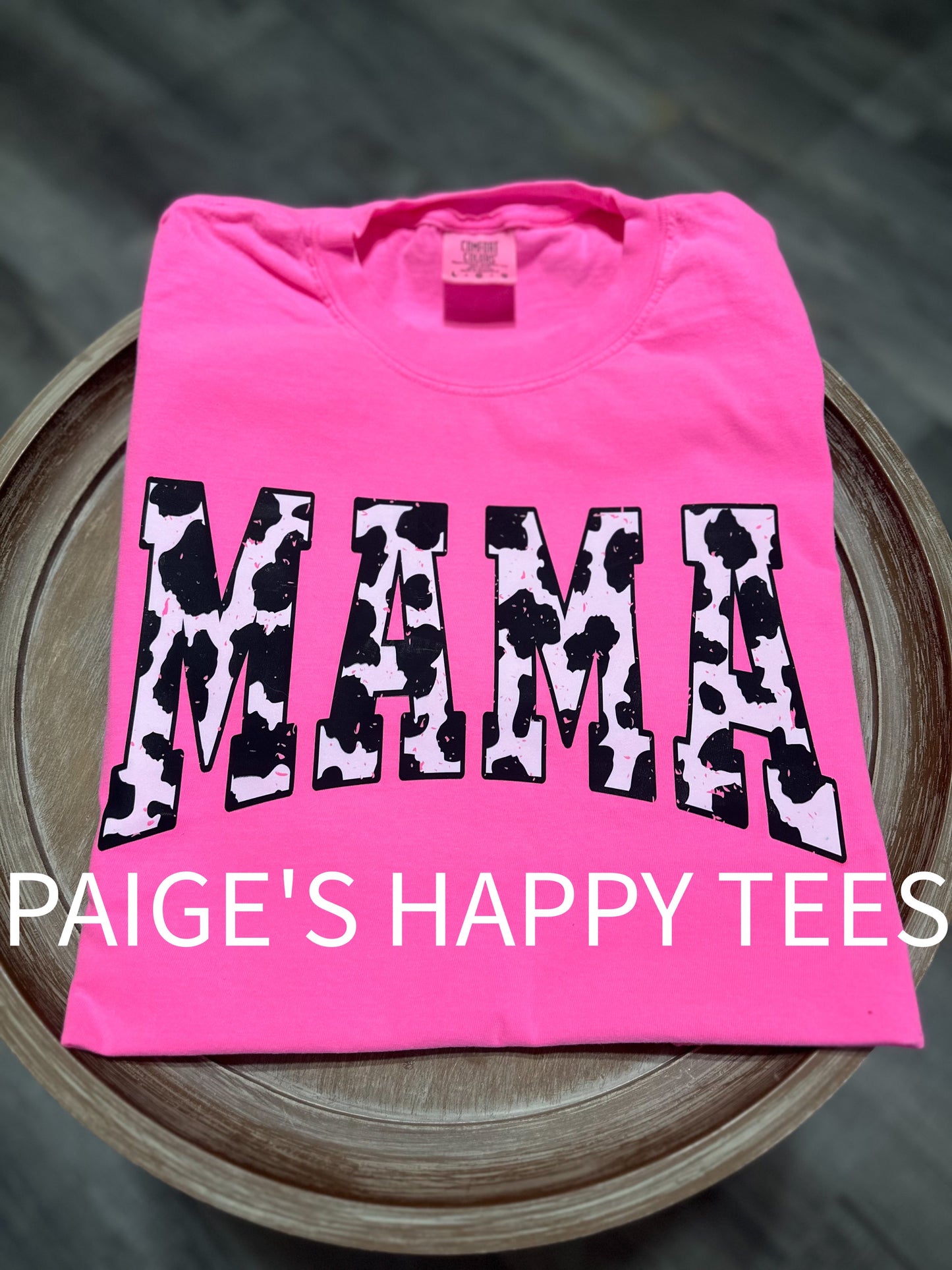 Mama Cow print T-shirt